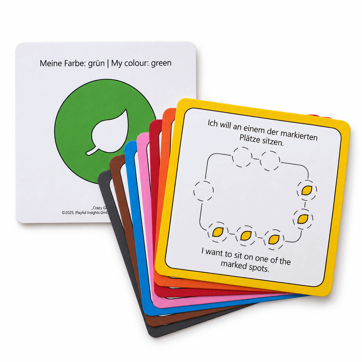 Spielkarten aus dem Spiel Crazy Gathering